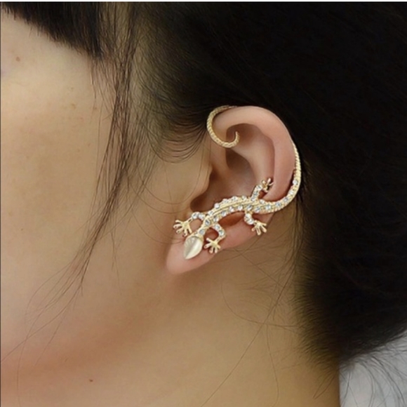 Gecko earring cuff jacket crawler - Picture 6 of 8